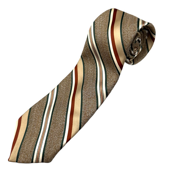 Kantor Brothers Vintage USA Textured Polyester Dress Tie Bold Pattern 56" 3.5" - Picture 4 of 13